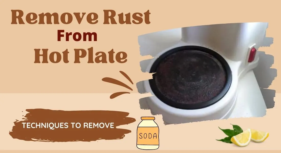 remove rust hot plate